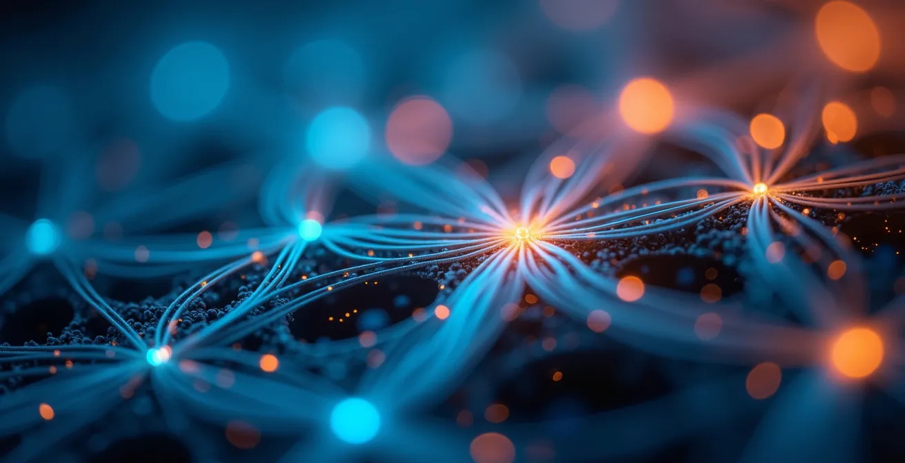 Flux de travail automatisé montrant les connexions entre différents outils numériques