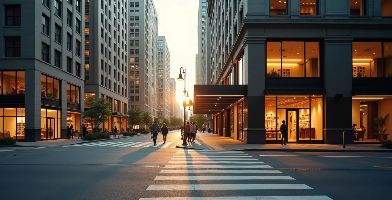 Comparaison visuelle entre l'impact local d'une marque nationale et régionale