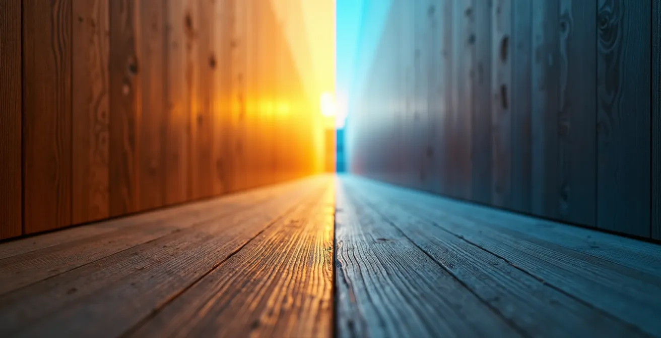 Composition symbolique montrant la coexistence harmonieuse entre technologie abstraite et interaction humaine dans les services